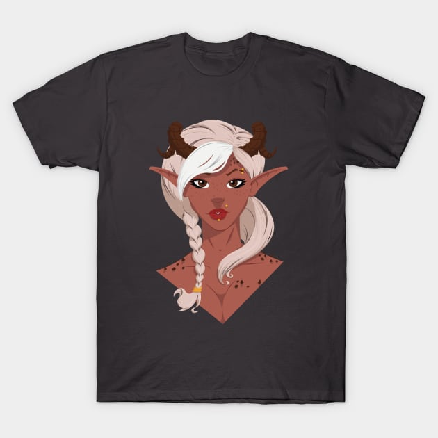 Demon Girl T-Shirt by farai